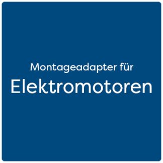 Montageadapter für Elektromotoren