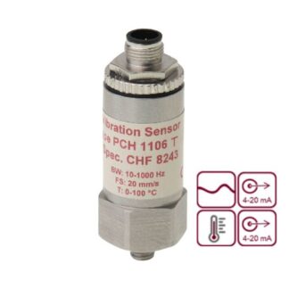 Messumformer PCH 1106 V/T – Schwingungstransmitter mit integrierter Temperaturmessung