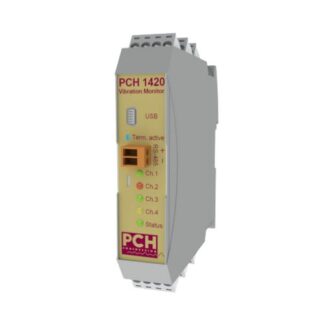 Schwingungsmonitor PCH 1420 – 4-Kanal-Vibrationsmonitor mit Wälzlagerdiagnose